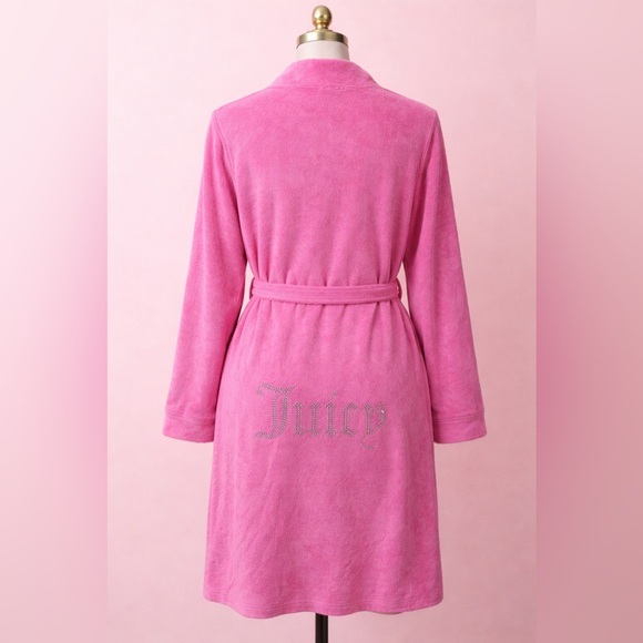 Juicy Couture Pink Robe – Size S/M – Preloved 💕 - Picture 2 of 7